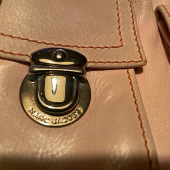 Marc Jacobs Blake Blush Pink Multi-Pocket Hobo Bag Classic Style - Picture 5 of 7